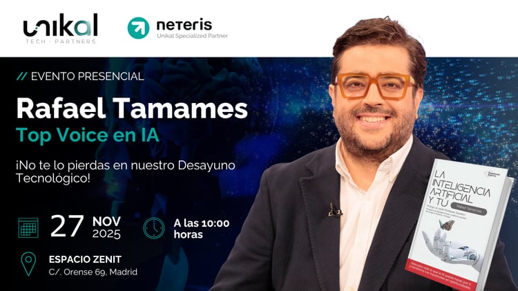 IMG RRSS - EVENTO - Unikal - Desayuno AWS Rafael Tamames